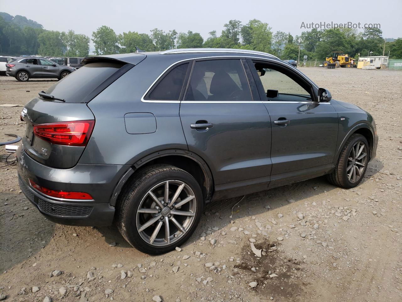 2018 Audi Q3 Premium Plus Gray vin: WA1JCCFS3JR020496