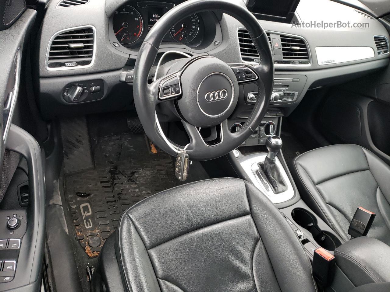 2018 Audi Q3 Premium Plus Gray vin: WA1JCCFS3JR029103