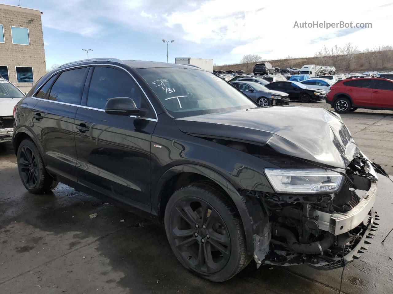 2018 Audi Q3 Premium Plus Black vin: WA1JCCFS4JR008275