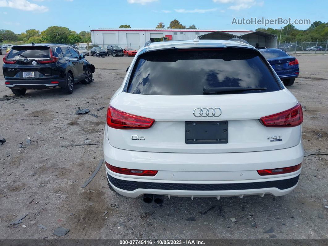 2018 Audi Q3 Premium Plus Белый vin: WA1JCCFS4JR023665