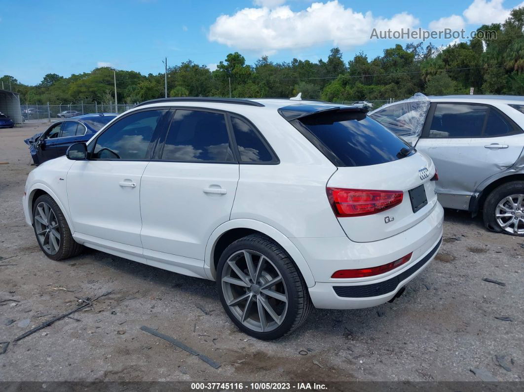 2018 Audi Q3 Premium Plus Белый vin: WA1JCCFS4JR023665