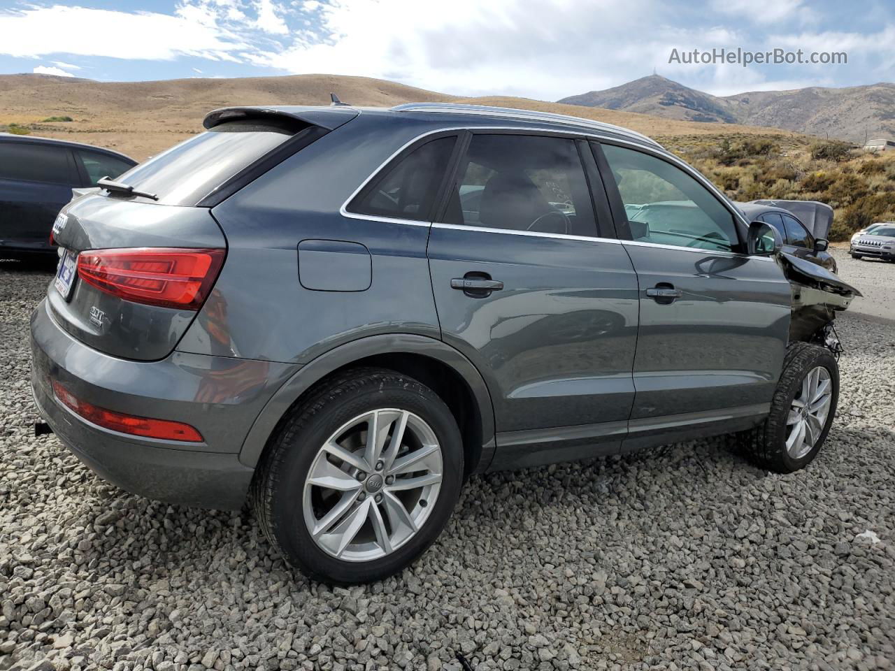 2018 Audi Q3 Premium Plus Charcoal vin: WA1JCCFS5JR022122