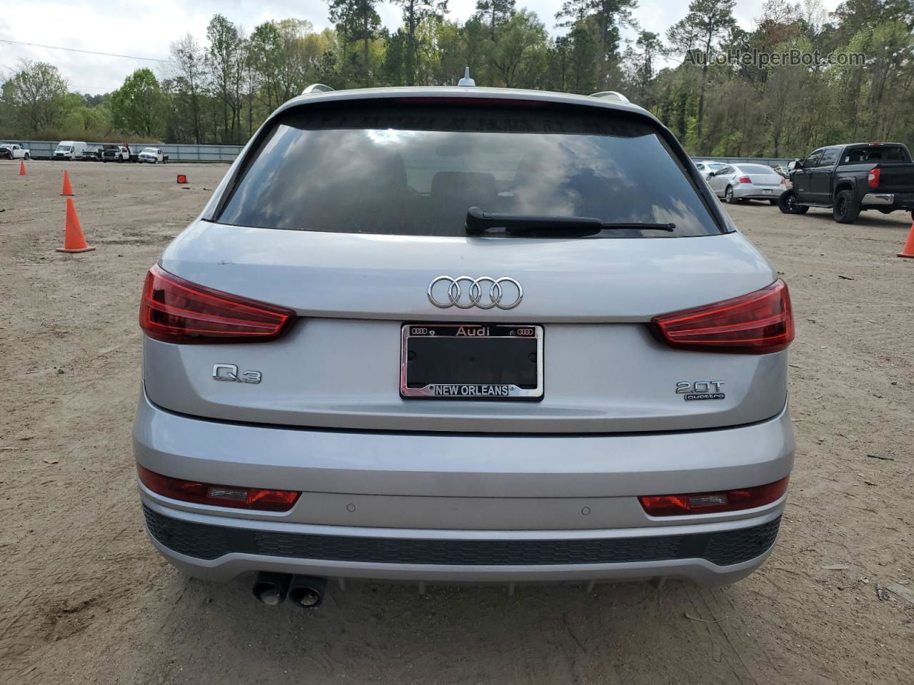 2018 Audi Q3 Premium Plus Gray vin: WA1JCCFS5JR027806