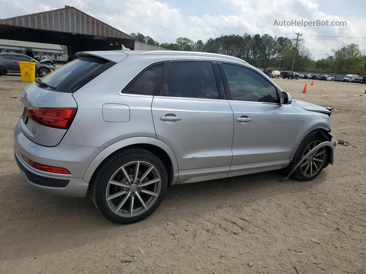 2018 Audi Q3 Premium Plus Gray vin: WA1JCCFS5JR027806