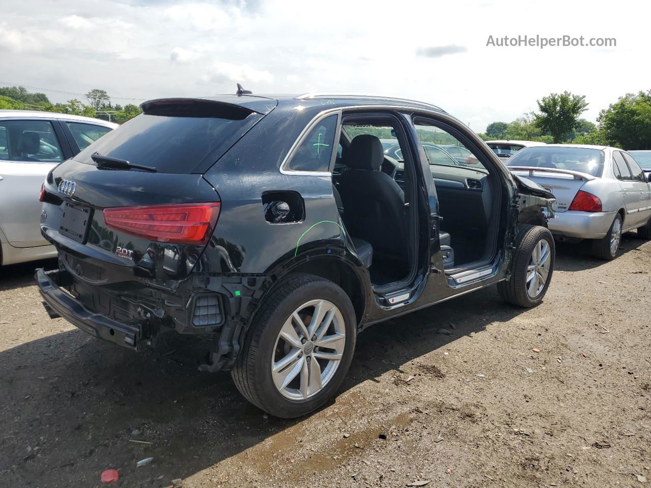 2018 Audi Q3 Premium Plus Black vin: WA1JCCFS6JR005586