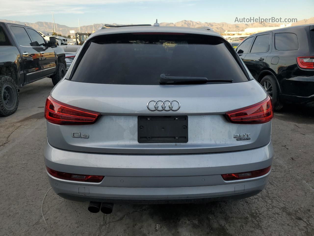 2018 Audi Q3 Premium Plus Silver vin: WA1JCCFS6JR020735