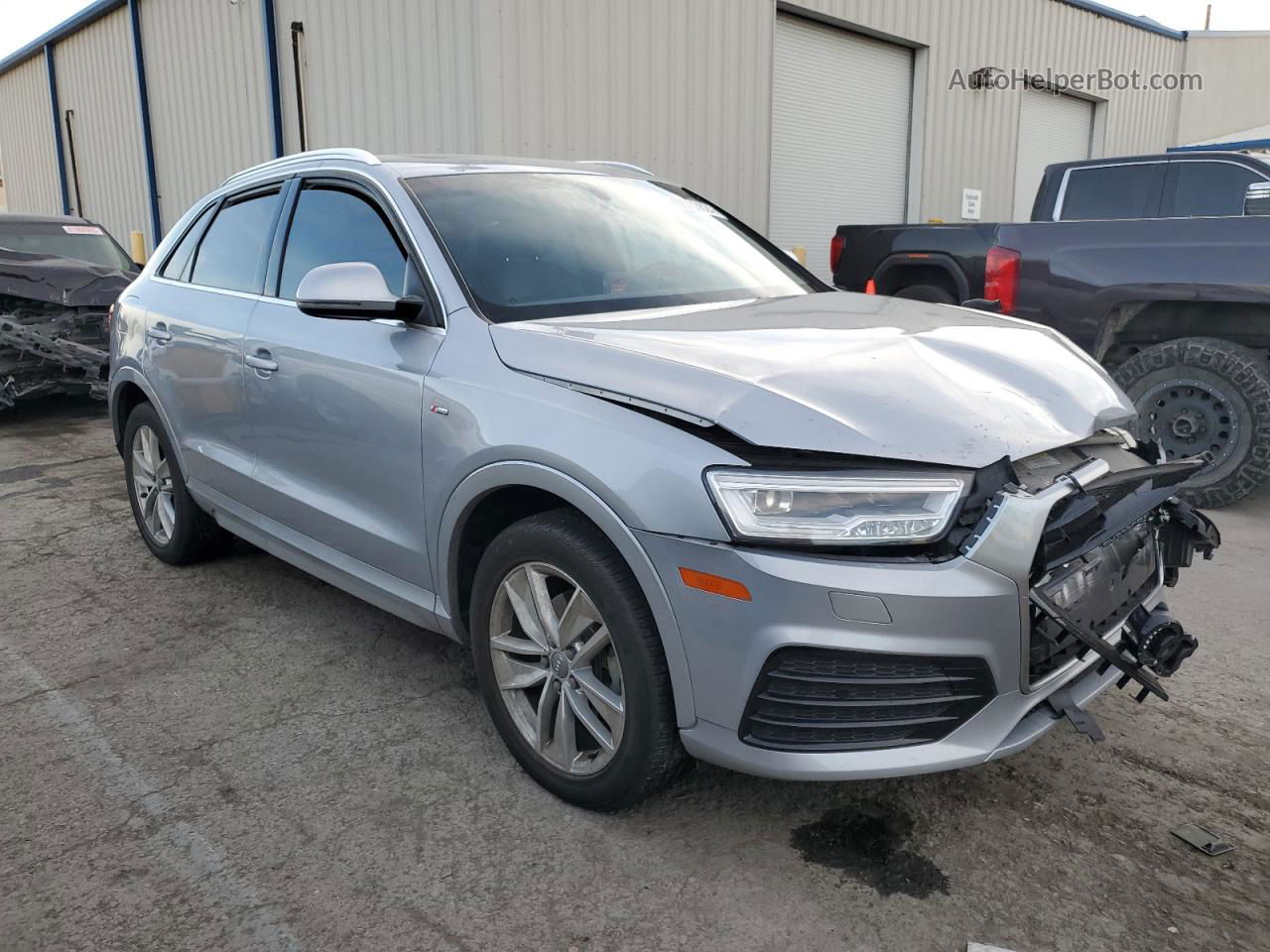 2018 Audi Q3 Premium Plus Silver vin: WA1JCCFS6JR020735