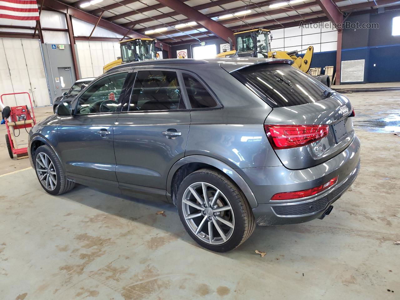 2018 Audi Q3 Premium Plus Gray vin: WA1JCCFS7JR012112