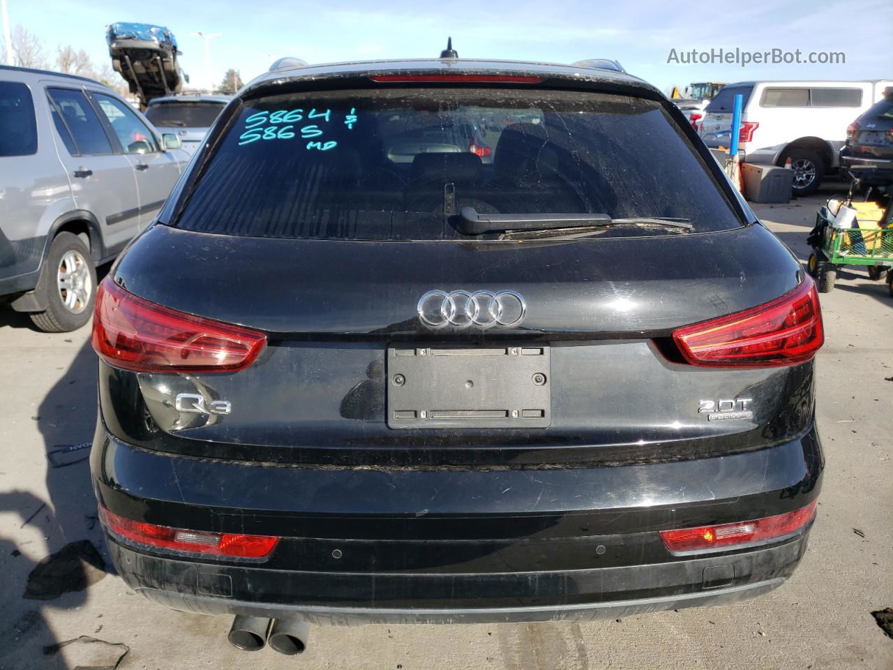 2018 Audi Q3 Premium Plus Black vin: WA1JCCFS7JR018301