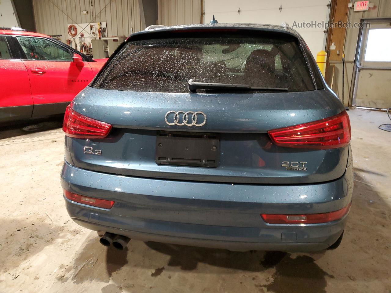 2018 Audi Q3 Premium Plus Blue vin: WA1JCCFS8JR006657