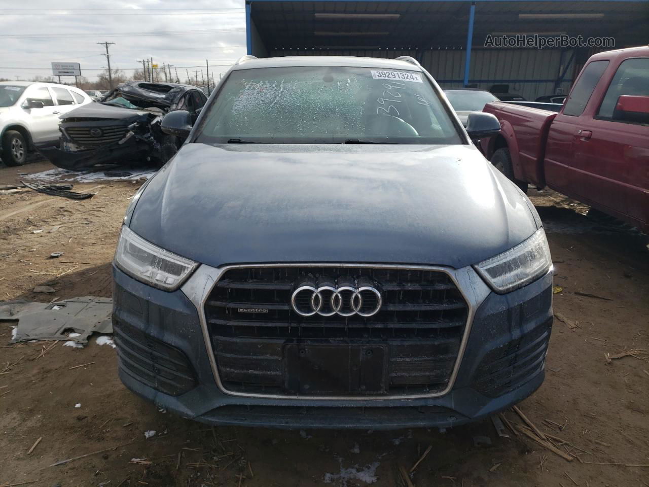 2018 Audi Q3 Premium Plus Blue vin: WA1JCCFS8JR007355