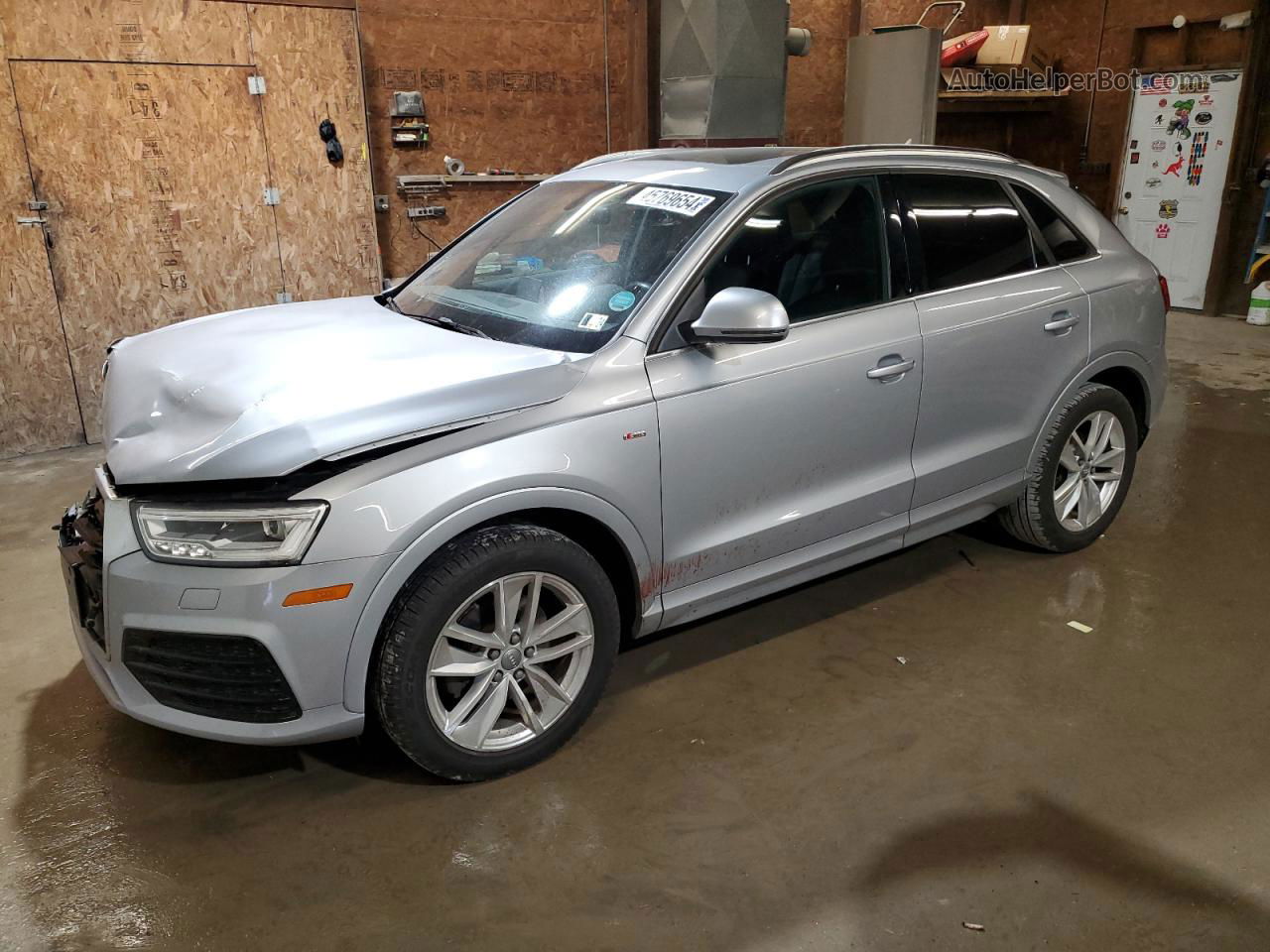 2018 Audi Q3 Premium Plus Silver vin: WA1JCCFS8JR010126