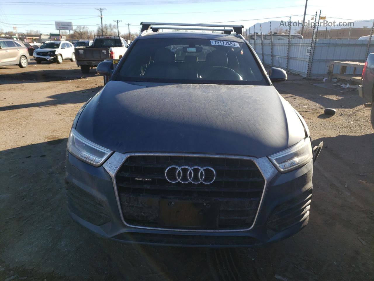 2018 Audi Q3 Premium Plus Blue vin: WA1JCCFS9JR010894