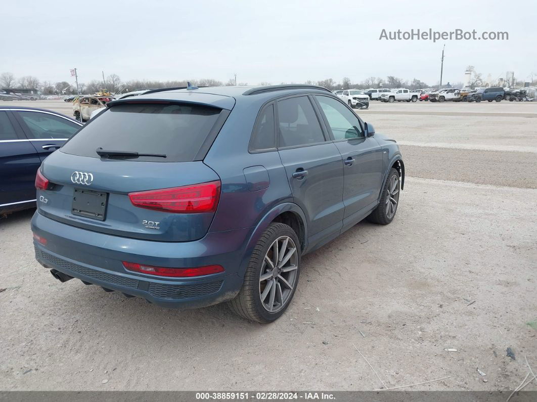 2018 Audi Q3 2.0t Premium/2.0t Sport Premium Blue vin: WA1JCCFS9JR011835