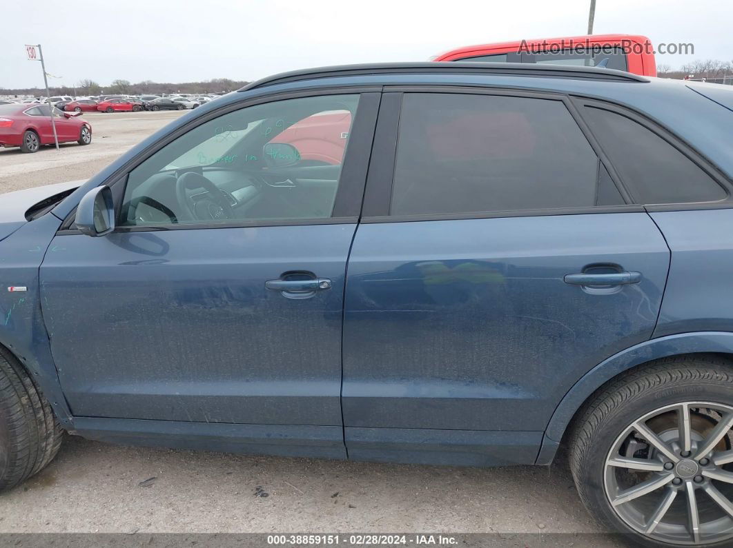 2018 Audi Q3 2.0t Premium/2.0t Sport Premium Blue vin: WA1JCCFS9JR011835