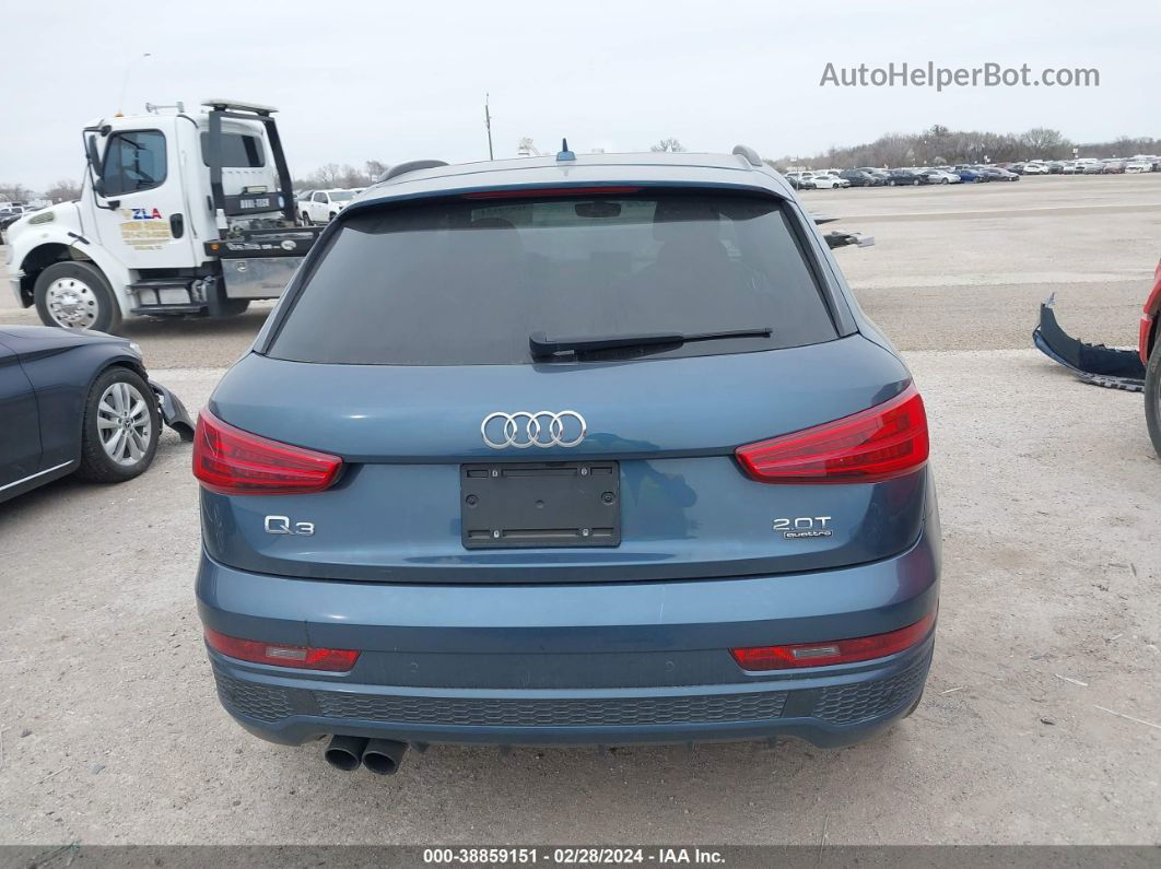 2018 Audi Q3 2.0t Premium/2.0t Sport Premium Blue vin: WA1JCCFS9JR011835