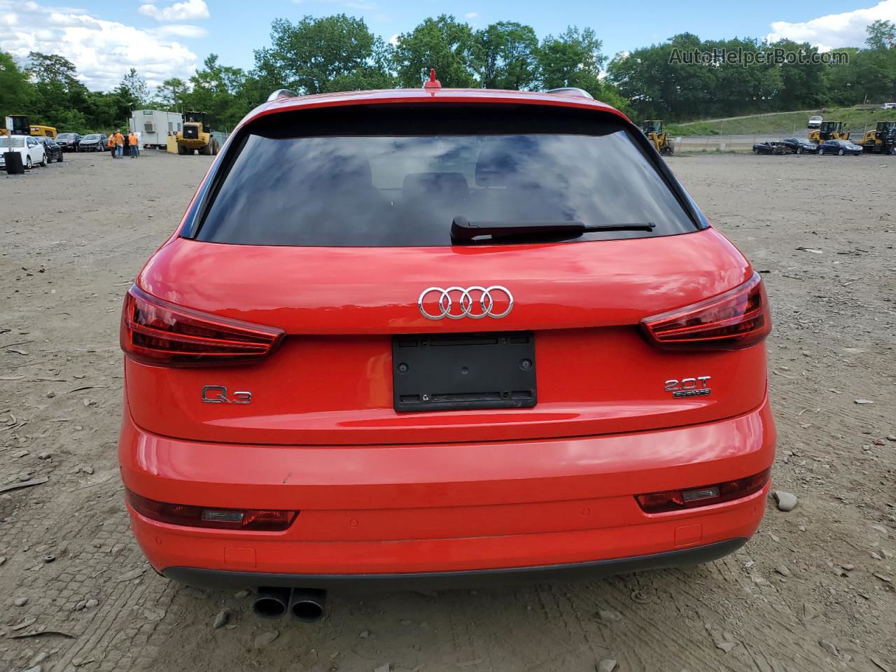 2018 Audi Q3 Premium Plus Red vin: WA1JCCFS9JR028831