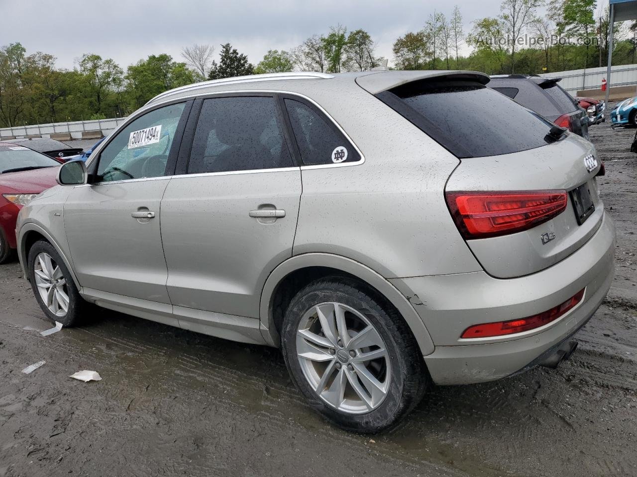 2018 Audi Q3 Premium Plus Silver vin: WA1JCCFSXJR010712