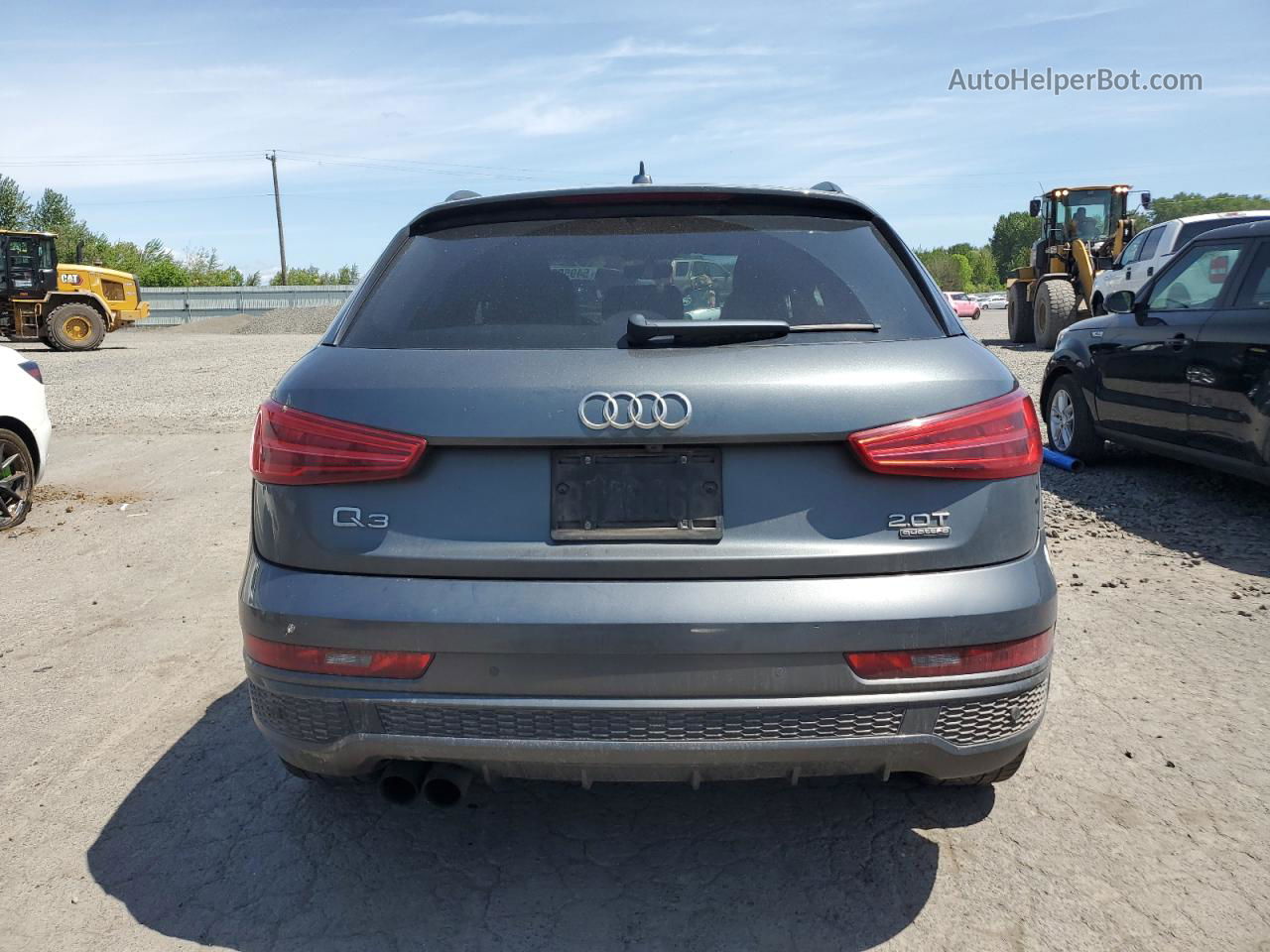 2018 Audi Q3 Premium Plus Угольный vin: WA1JCCFSXJR012413