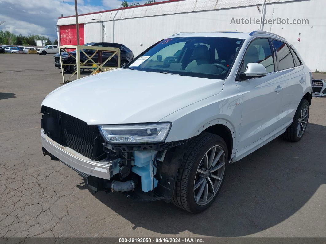 2018 Audi Q3 2.0t Premium/2.0t Sport Premium White vin: WA1JCCFSXJR017062