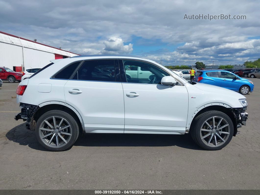 2018 Audi Q3 2.0t Premium/2.0t Sport Premium White vin: WA1JCCFSXJR017062