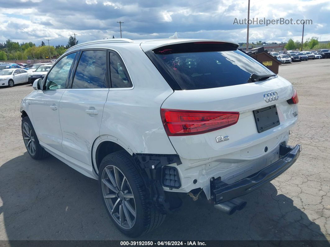 2018 Audi Q3 2.0t Premium/2.0t Sport Premium White vin: WA1JCCFSXJR017062