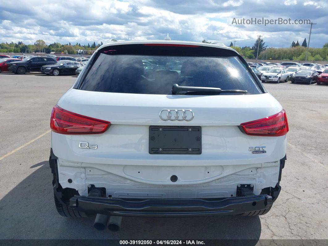 2018 Audi Q3 2.0t Premium/2.0t Sport Premium White vin: WA1JCCFSXJR017062