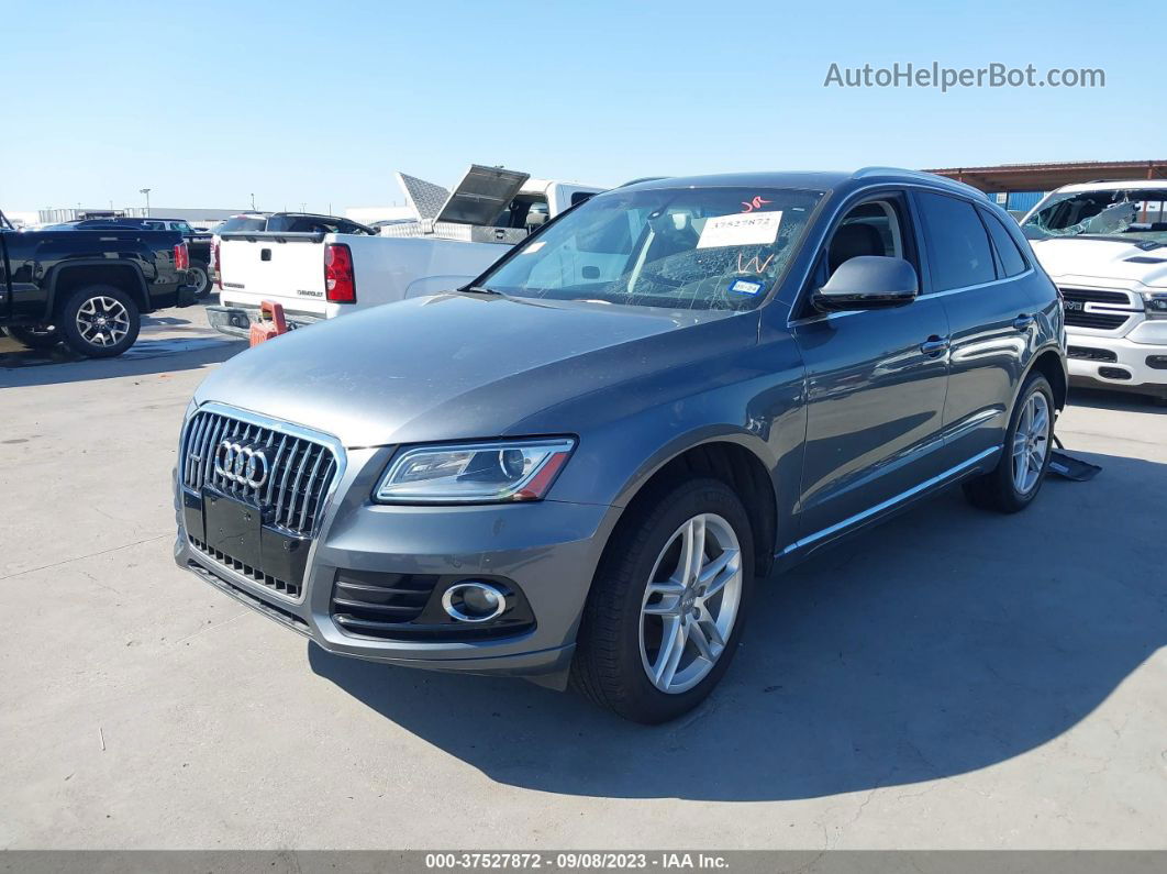 2016 Audi Q5 Premium Plus Gray vin: WA1L2AFP0GA003528