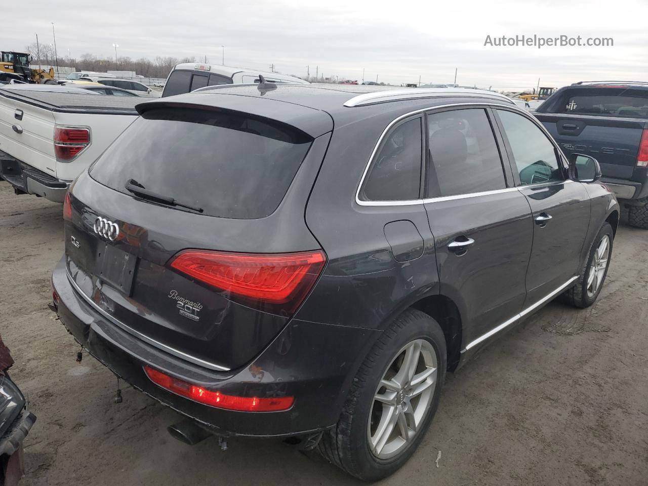 2016 Audi Q5 Premium Plus Серый vin: WA1L2AFP0GA043947