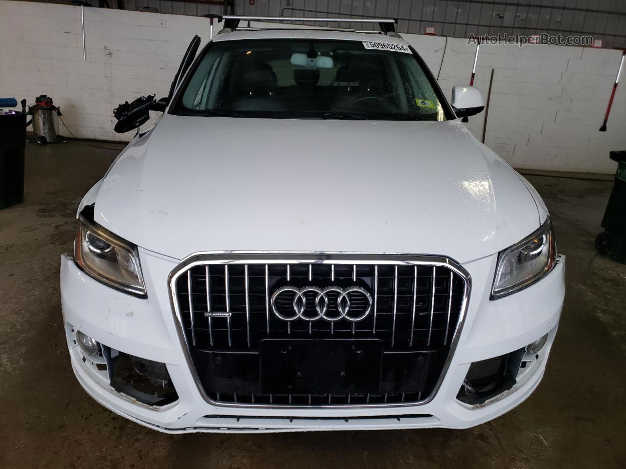 2016 Audi Q5 Premium Plus White vin: WA1L2AFP0GA053491