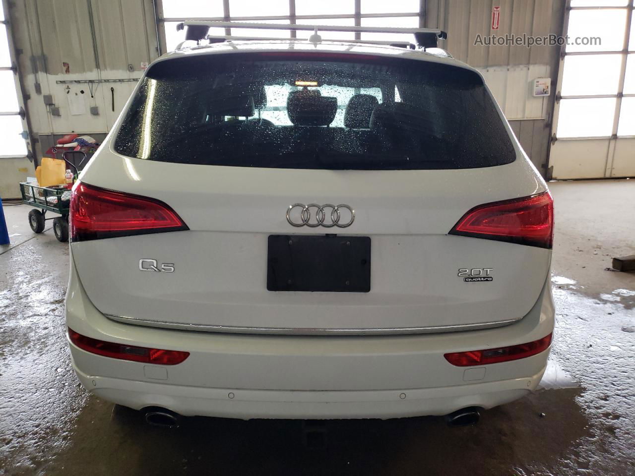 2016 Audi Q5 Premium Plus White vin: WA1L2AFP0GA053491