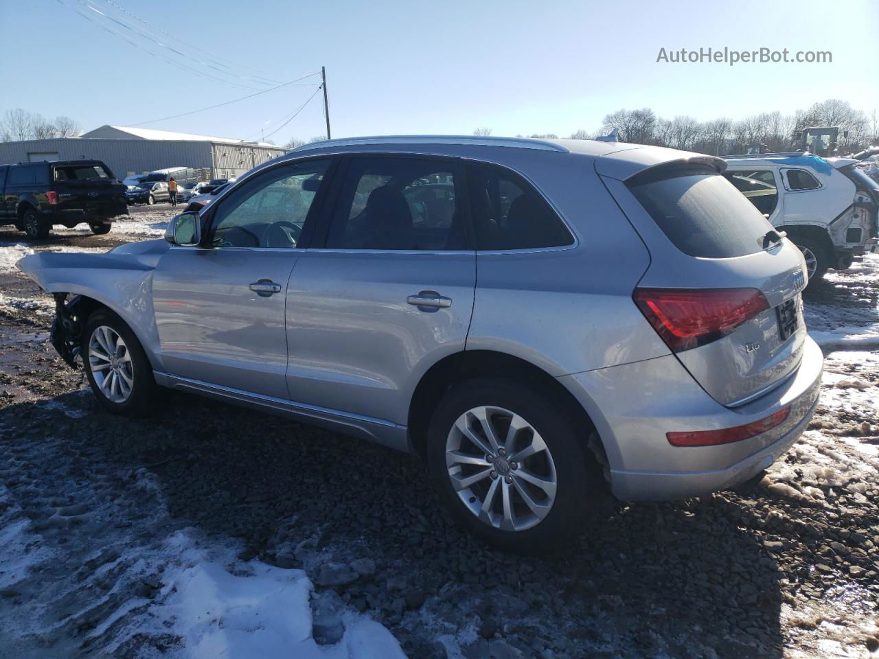 2016 Audi Q5 Premium Plus Silver vin: WA1L2AFP0GA071876