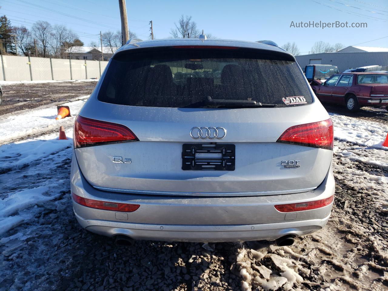 2016 Audi Q5 Premium Plus Silver vin: WA1L2AFP0GA071876