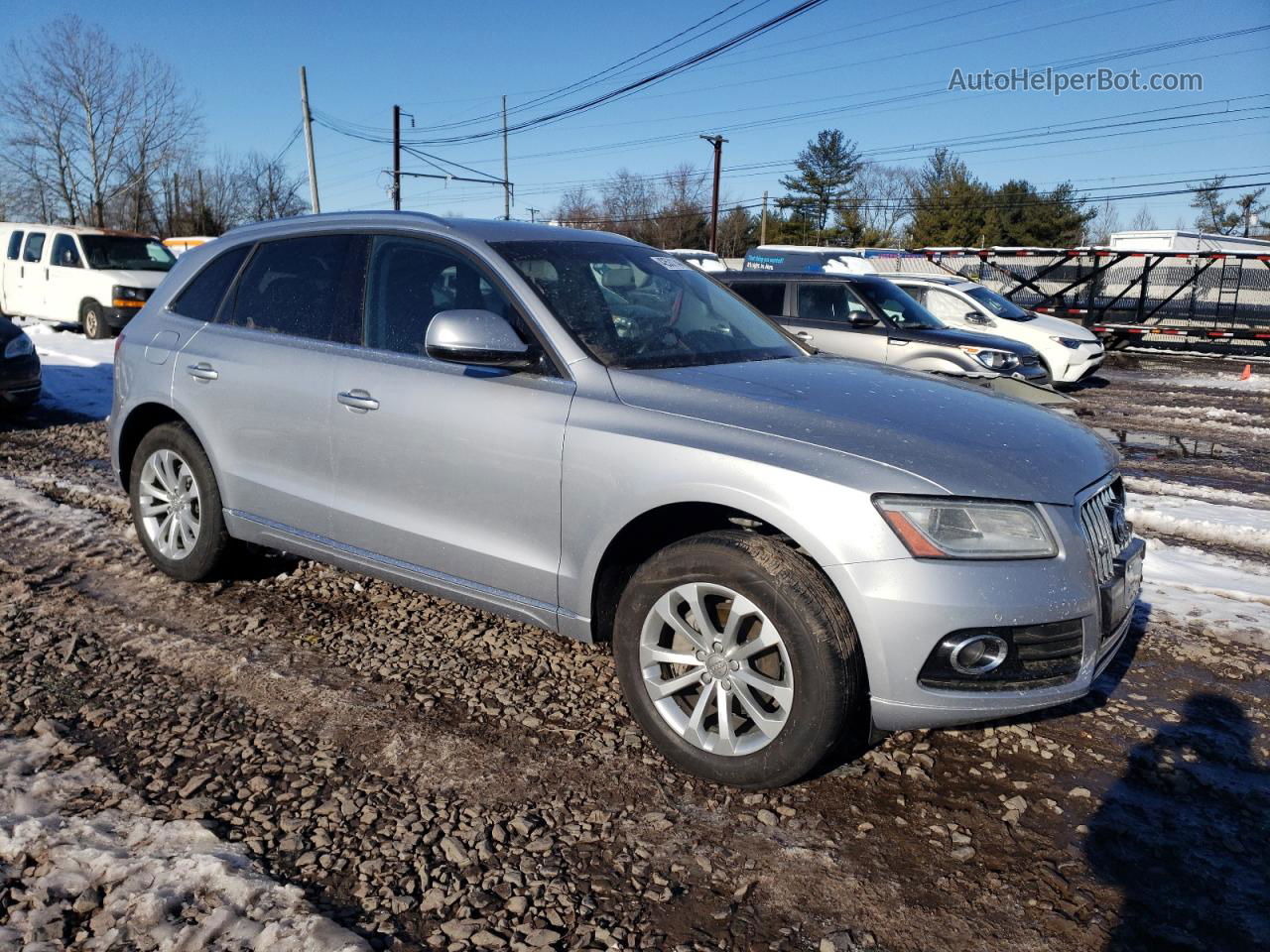 2016 Audi Q5 Premium Plus Silver vin: WA1L2AFP0GA071876