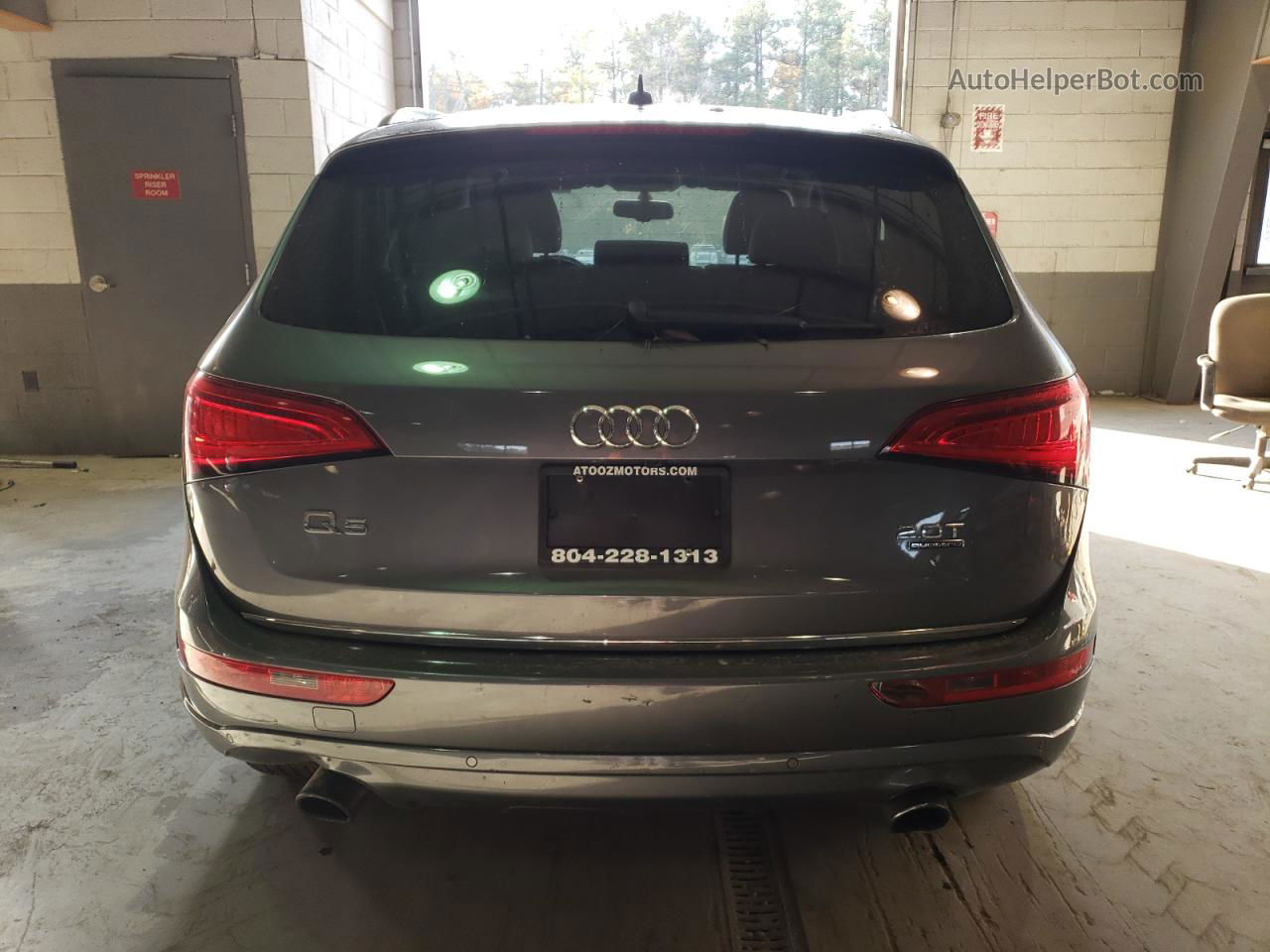 2016 Audi Q5 Premium Plus Gray vin: WA1L2AFP0GA082392