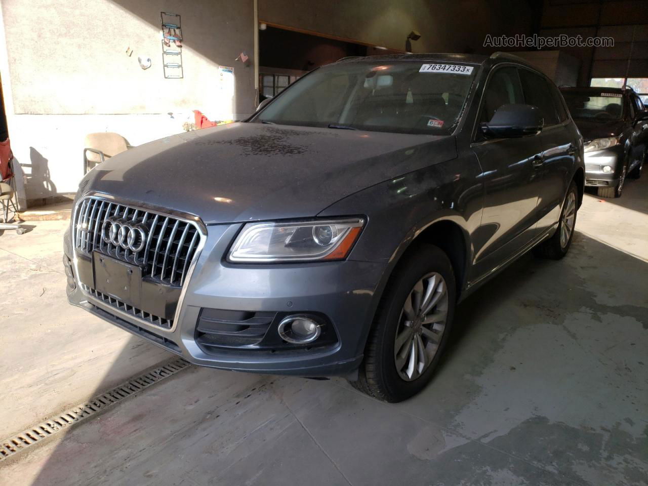 2016 Audi Q5 Premium Plus Gray vin: WA1L2AFP0GA082392