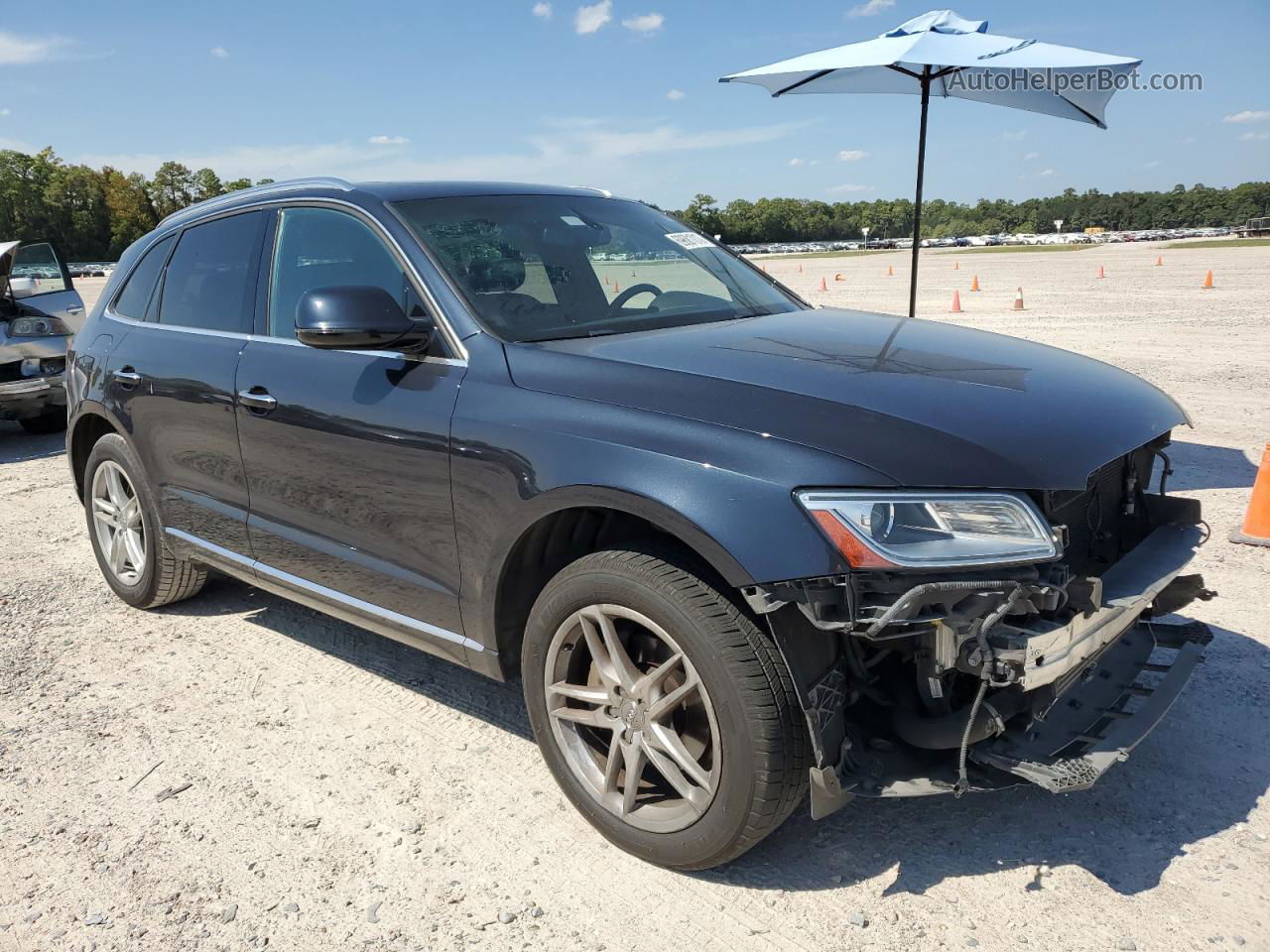 2016 Audi Q5 Premium Plus Угольный vin: WA1L2AFP0GA105878