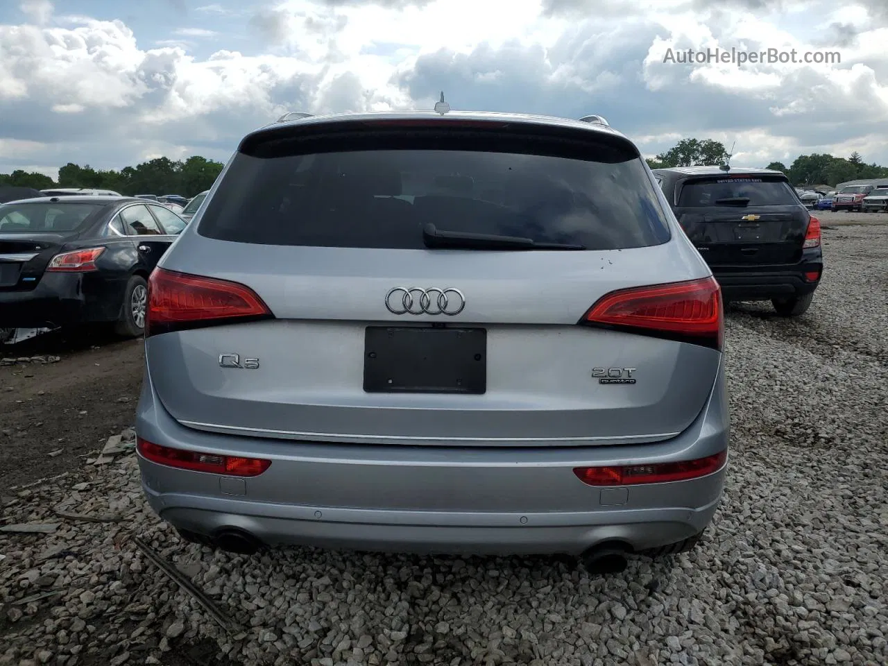 2016 Audi Q5 Premium Plus Silver vin: WA1L2AFP1GA002226