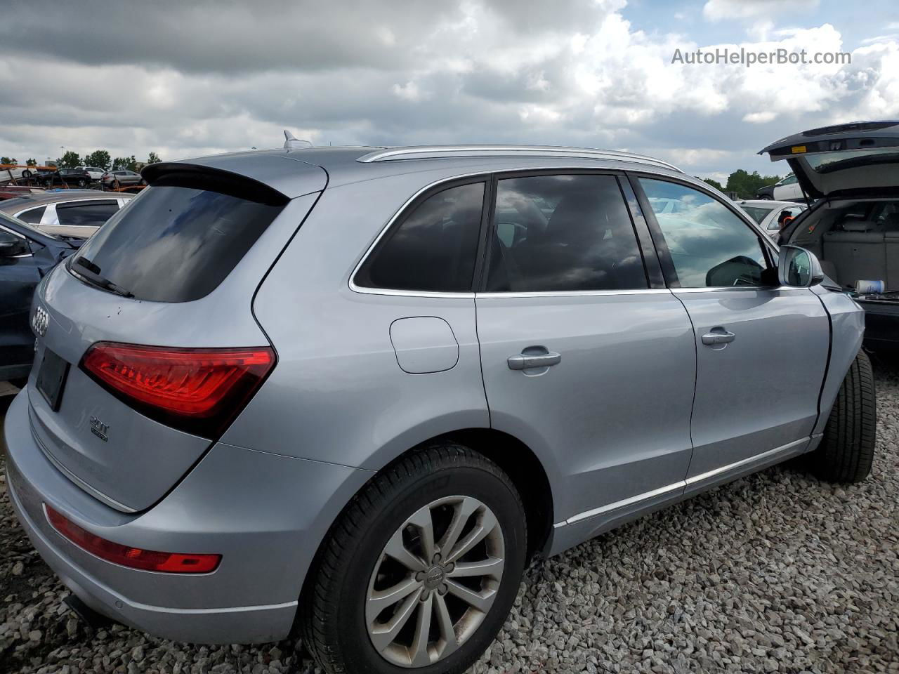 2016 Audi Q5 Premium Plus Silver vin: WA1L2AFP1GA002226