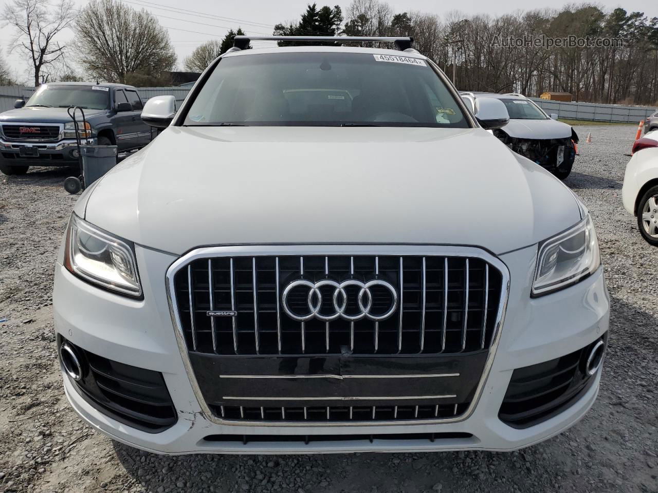 2016 Audi Q5 Premium Plus White vin: WA1L2AFP1GA016322