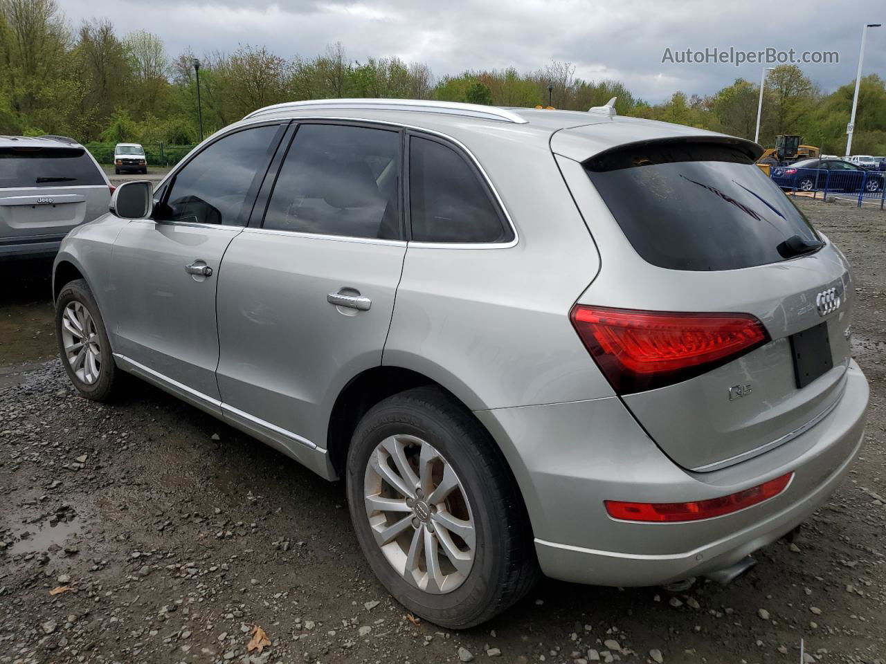 2016 Audi Q5 Premium Plus Серебряный vin: WA1L2AFP1GA023805