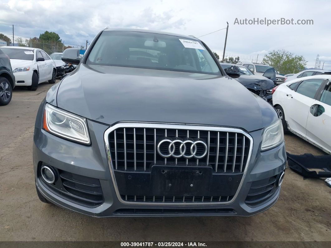 2016 Audi Q5 2.0t Premium Gray vin: WA1L2AFP1GA053175