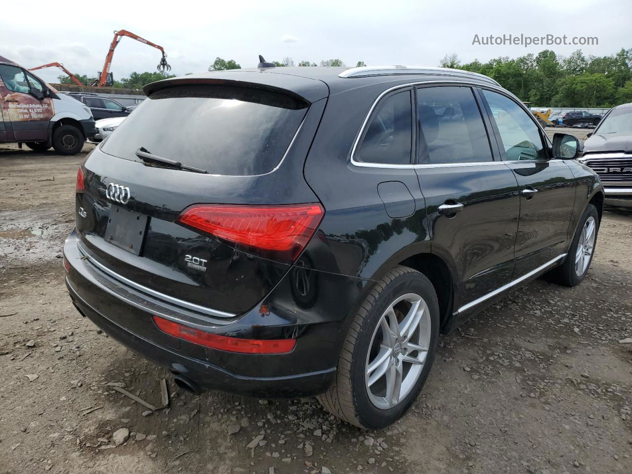 2016 Audi Q5 Premium Plus Черный vin: WA1L2AFP1GA055606