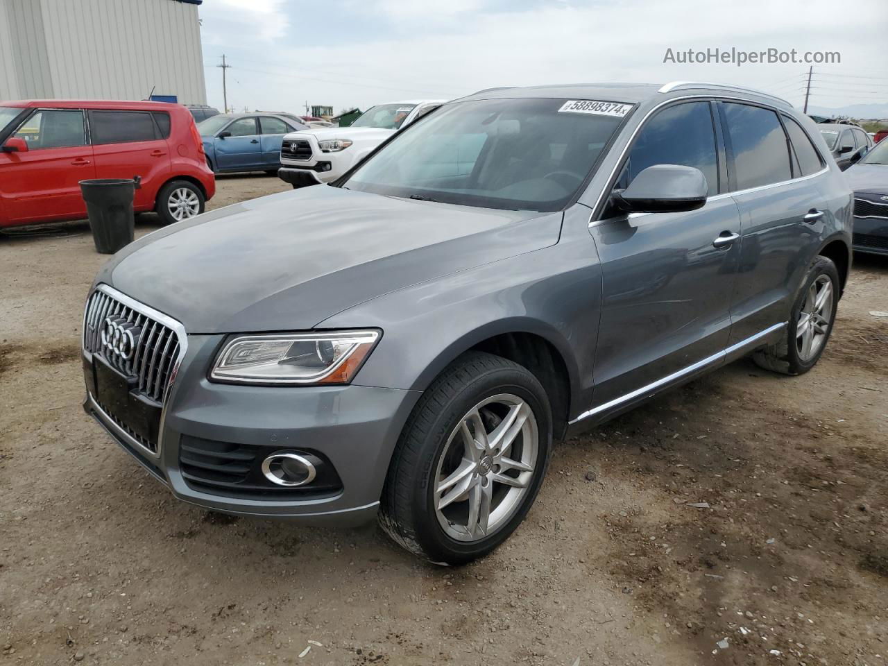 2016 Audi Q5 Premium Plus Charcoal vin: WA1L2AFP1GA056979