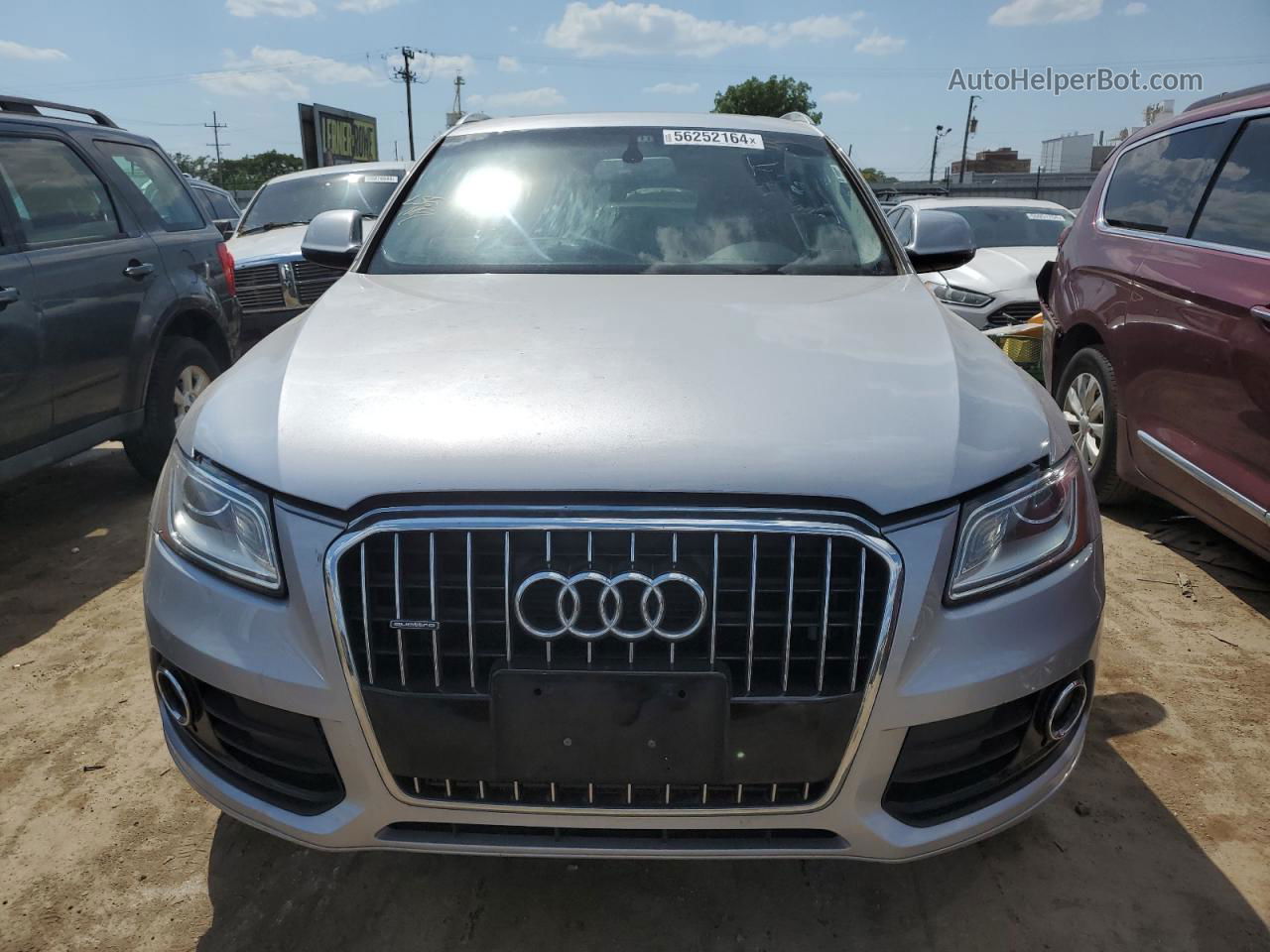 2016 Audi Q5 Premium Plus Silver vin: WA1L2AFP1GA063544