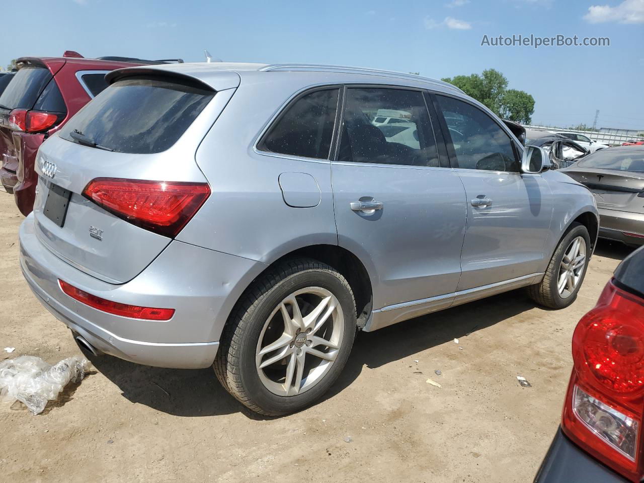 2016 Audi Q5 Premium Plus Silver vin: WA1L2AFP1GA063544