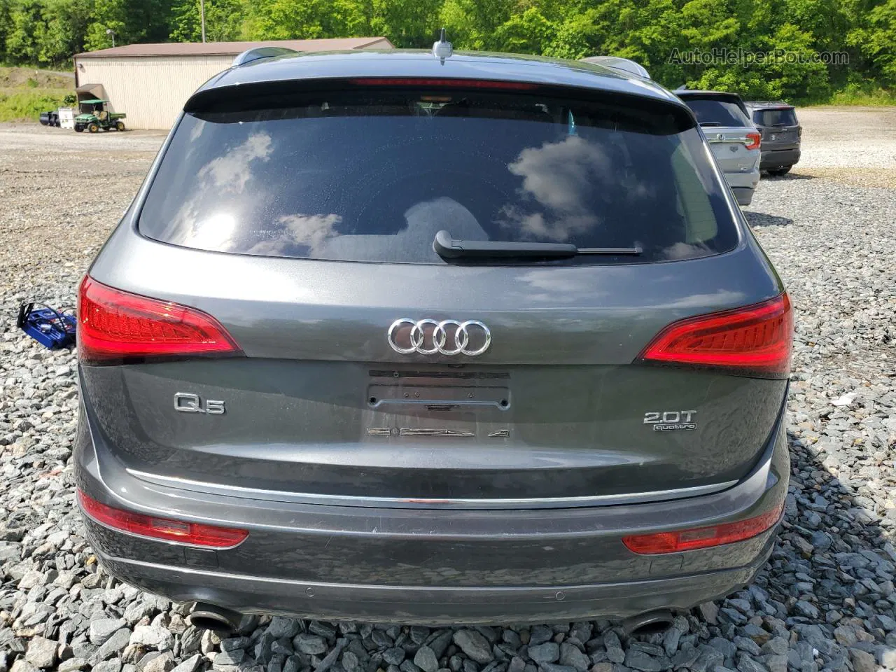 2016 Audi Q5 Premium Plus Gray vin: WA1L2AFP1GA117098