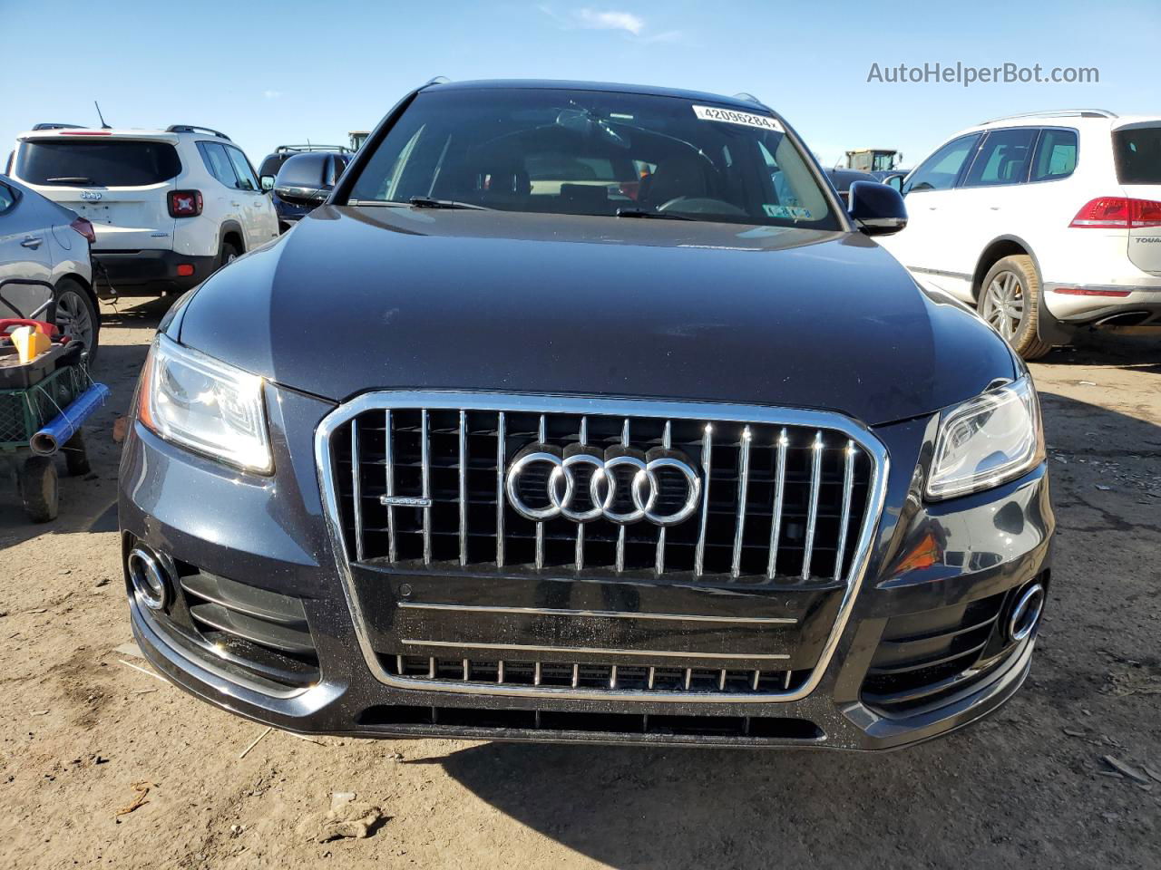 2016 Audi Q5 Premium Plus Blue vin: WA1L2AFP1GA122625