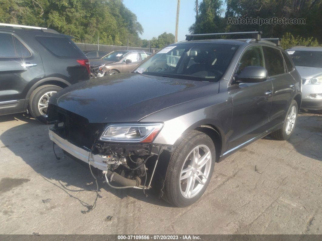 2016 Audi Q5 Premium Plus Gray vin: WA1L2AFP1GA147122