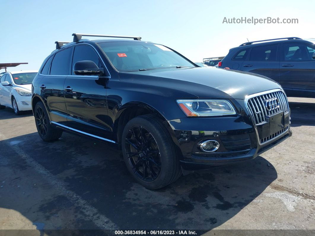 2016 Audi Q5 2.0t Premium Черный vin: WA1L2AFP2GA006060